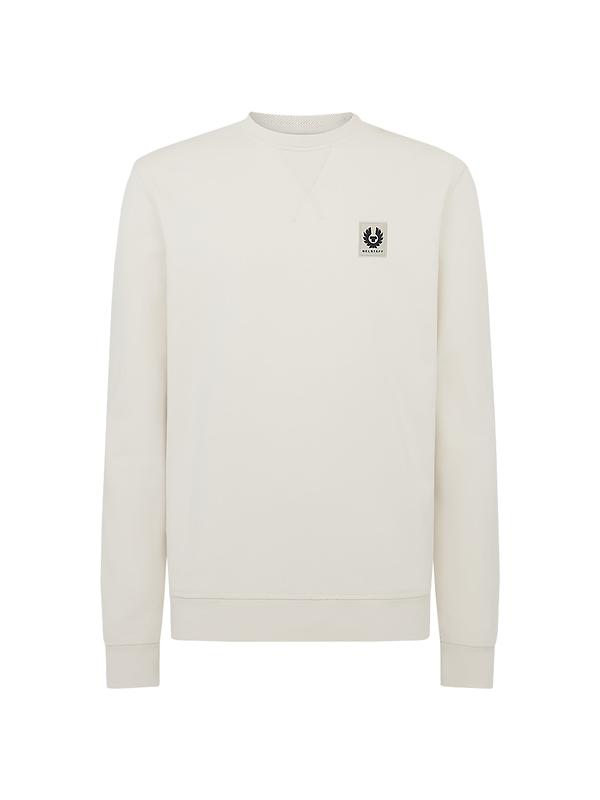 Belstaff Men's Cotton Fleece Sweatshirt - Silver Birch Image 1