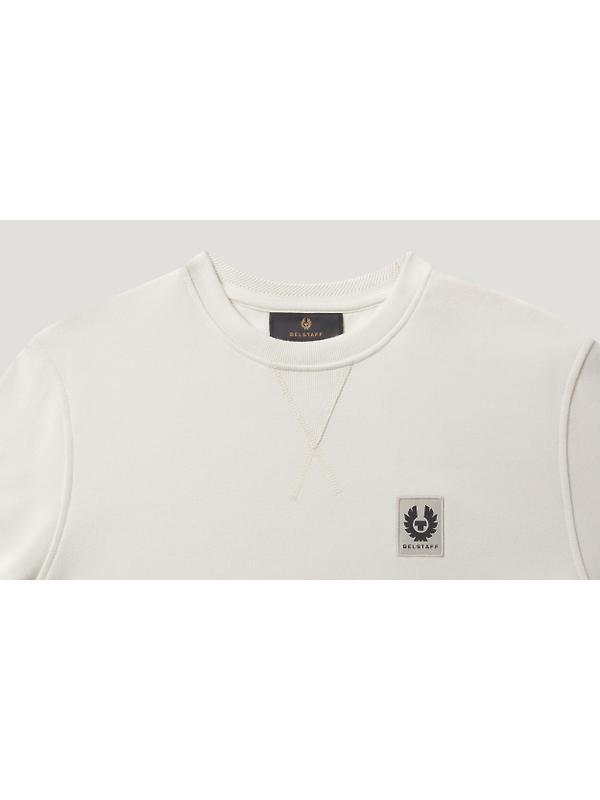 Belstaff Men's Cotton Fleece Sweatshirt - Silver Birch Image 2