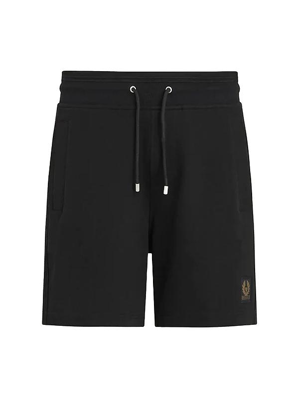 Belstaff Men's Cotton Fleece Sweatshorts - Black Image 1