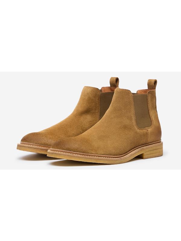 Oliver Sweeney Men's Braga Calf Suede Chelsea Boots - Caramel Image 2