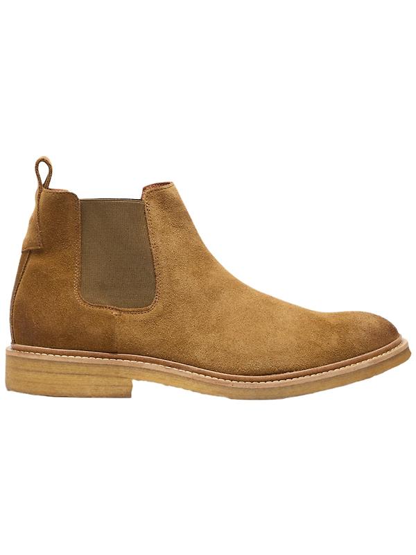 Product image of Oliver Sweeney Men's Braga Calf Suede Chelsea Boots - Caramel