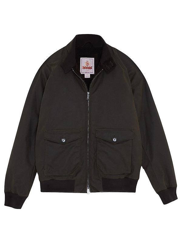 Baracuta Men's G9 Waxed Pocket Jacket - Deep Moss Image 1