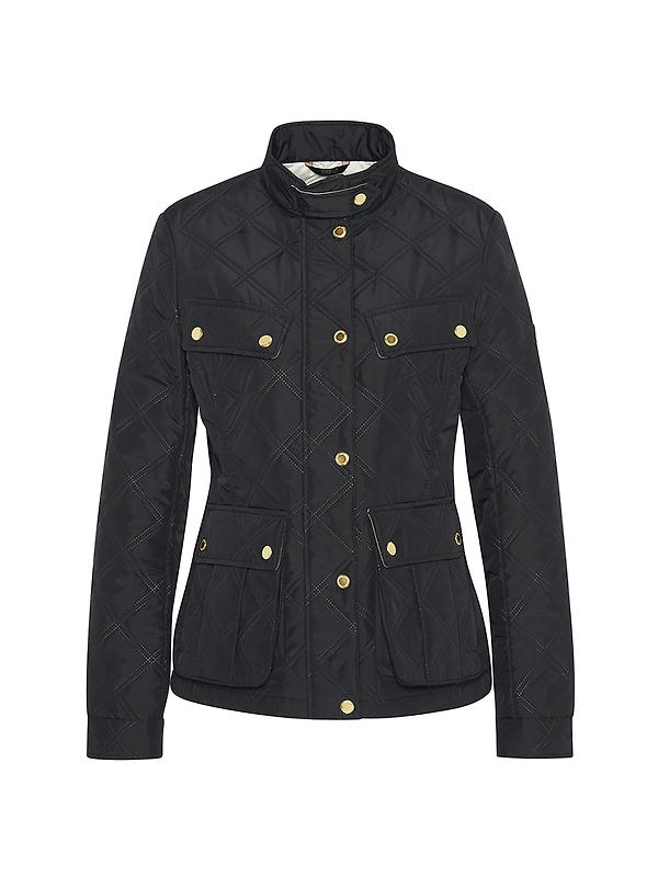 Product image of Barbour International Women's Halsey Quilted Jacket - Black