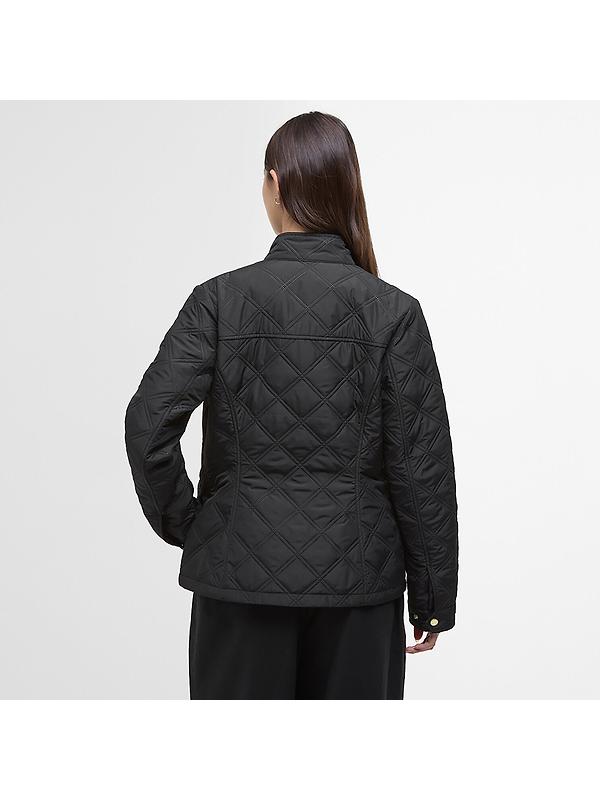 Barbour International Women's Halsey Quilted Jacket - Black Image 4
