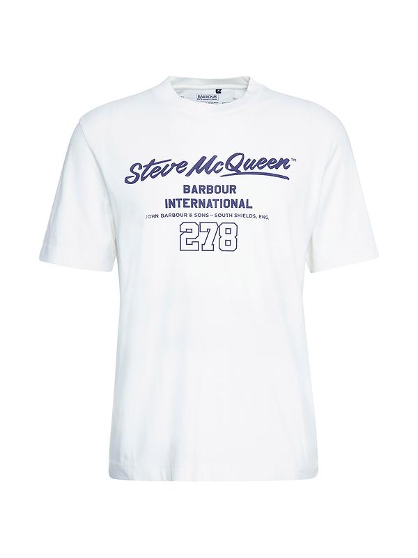 Barbour International Men's Colman Steve McQueen Graphic T-Shirt - Whisper Product Image