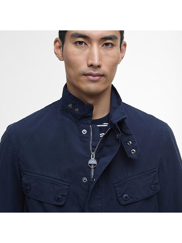 Barbour International Men's Cotton Casual Duke Jacket - Navy Image 5