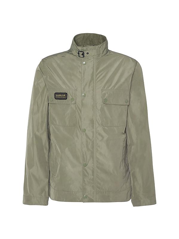 Barbour International Men's Merton Shell Showerproof Jacket - Bleached Olive Image 1