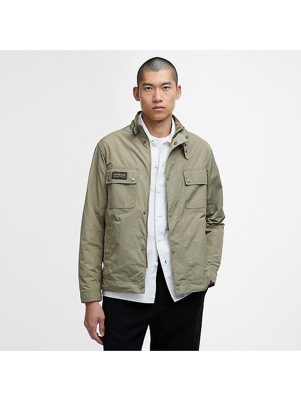 Barbour International Men's Merton Shell Showerproof Jacket - Bleached Olive Image 2