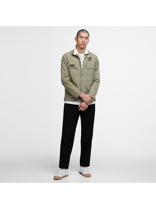 Barbour International Men's Merton Shell Showerproof Jacket - Bleached Olive Image 3