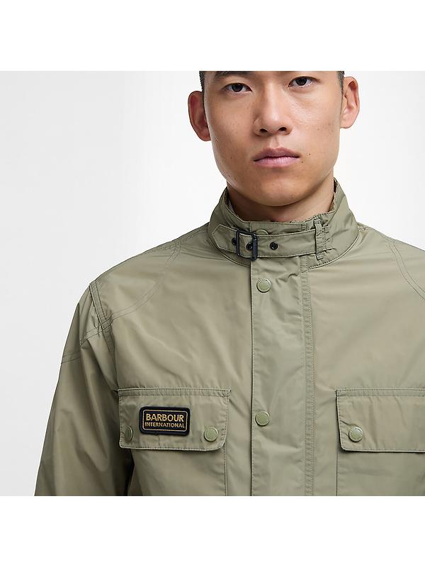Barbour International Men's Merton Shell Showerproof Jacket - Bleached Olive Image 5