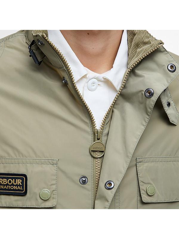 Barbour International Men's Merton Shell Showerproof Jacket - Bleached Olive Image 6