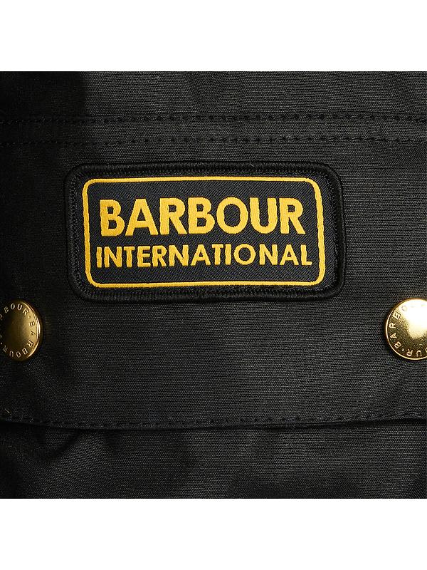 Barbour International Men's Original Waxed Jacket - Black Image 6