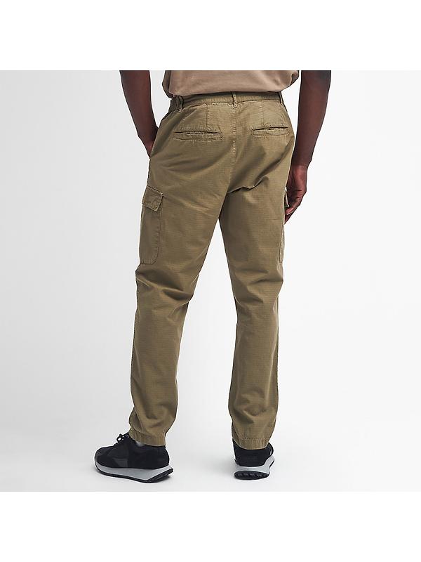 Barbour International Men's Ripstop Cargo Trousers - Bleached Olive Image 4