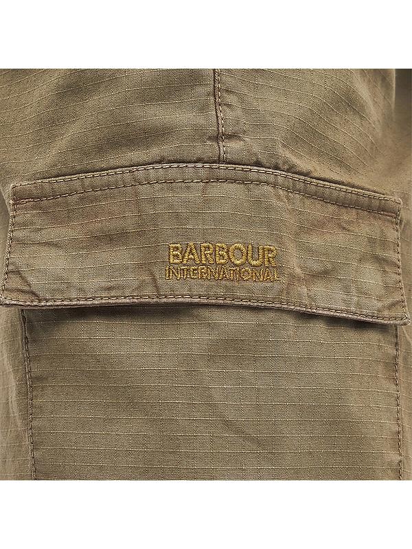 Barbour International Men's Ripstop Cargo Trousers - Bleached Olive Image 6