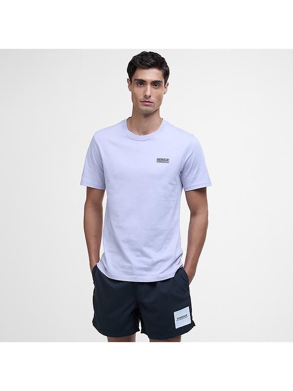 Barbour International Men's Small Logo T-Shirt - Thistle Image 2