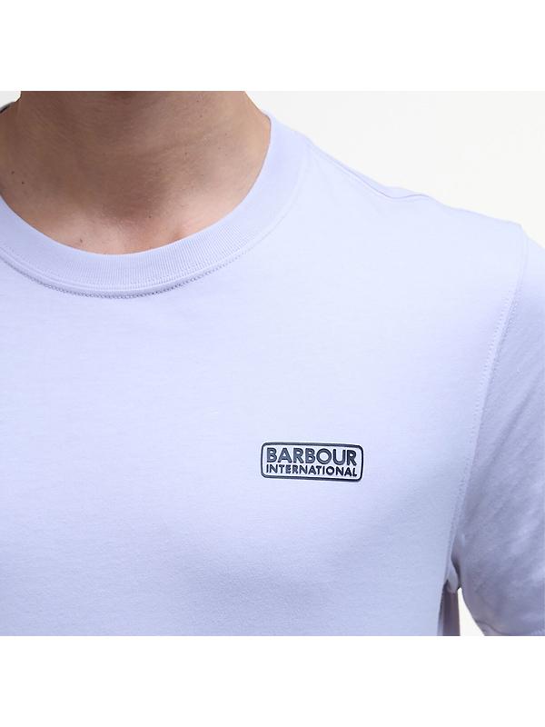 Barbour International Men's Small Logo T-Shirt - Thistle Image 6