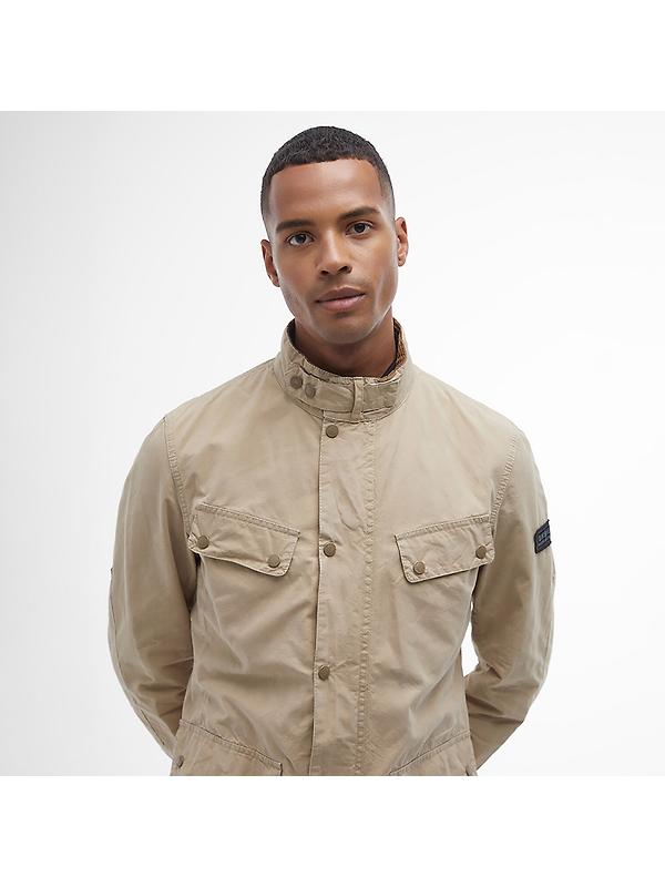 Barbour International Men's Summer Wash Duke Jacket - Beige Image 5
