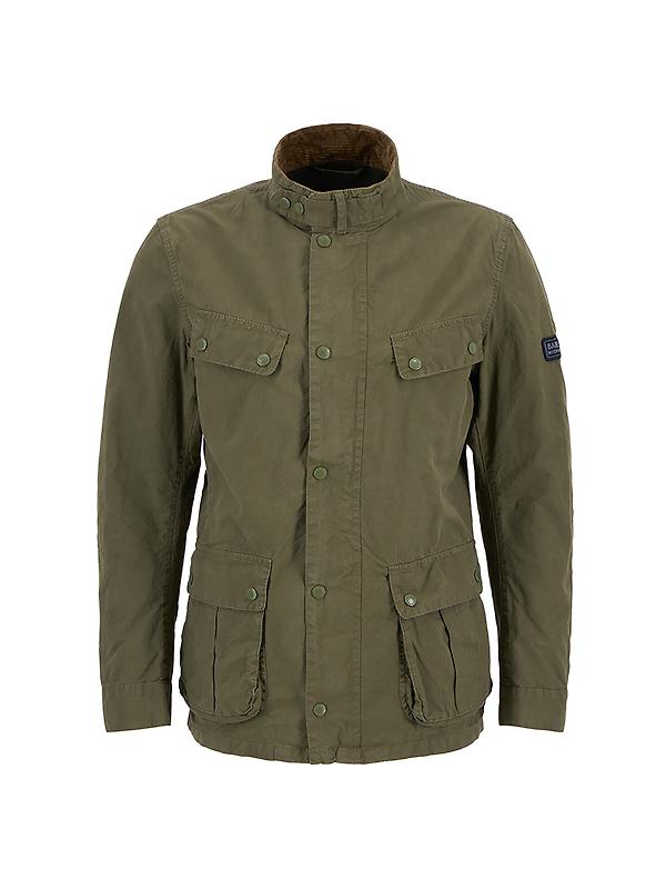 Barbour International Men's Summer Wash Duke Jacket - Dusky Green Product Image