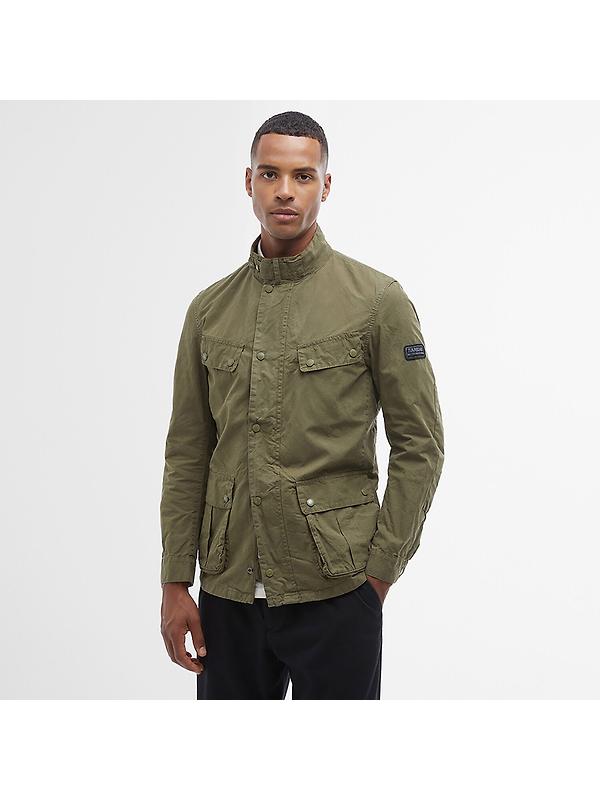 Barbour International Men's Summer Wash Duke Jacket - Dusky Green Image 2