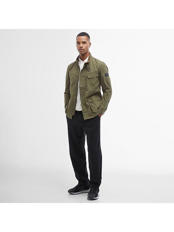 Barbour International Men's Summer Wash Duke Jacket - Dusky Green Image 3