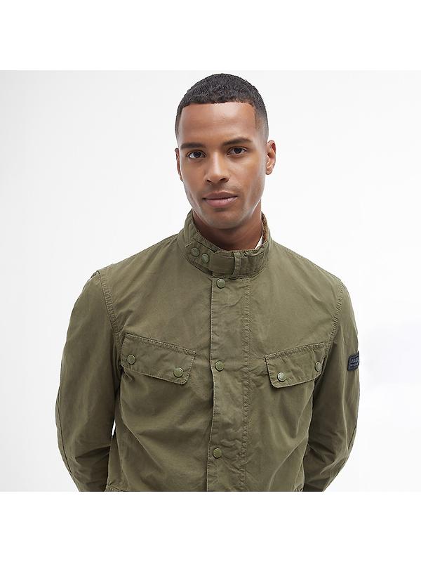 Barbour International Men's Summer Wash Duke Jacket - Dusky Green Image 4