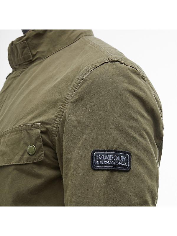 Barbour International Men's Summer Wash Duke Jacket - Dusky Green Image 6