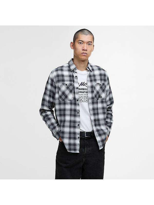 Barbour International Men's Trailist Ombre Shirt - Black Image 2