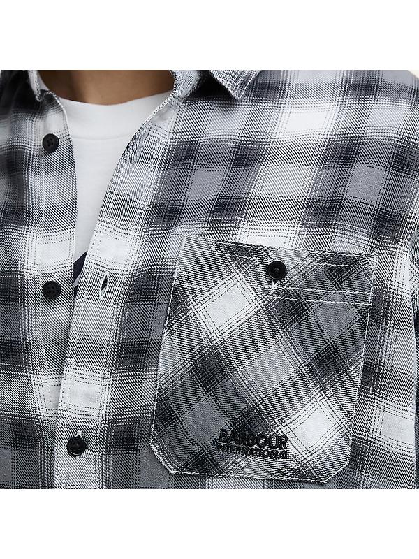 Barbour International Men's Trailist Ombre Shirt - Black Image 6
