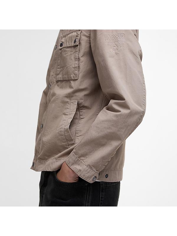 Barbour International Men's Workers Casual Jacket - Timberwolf Image 8