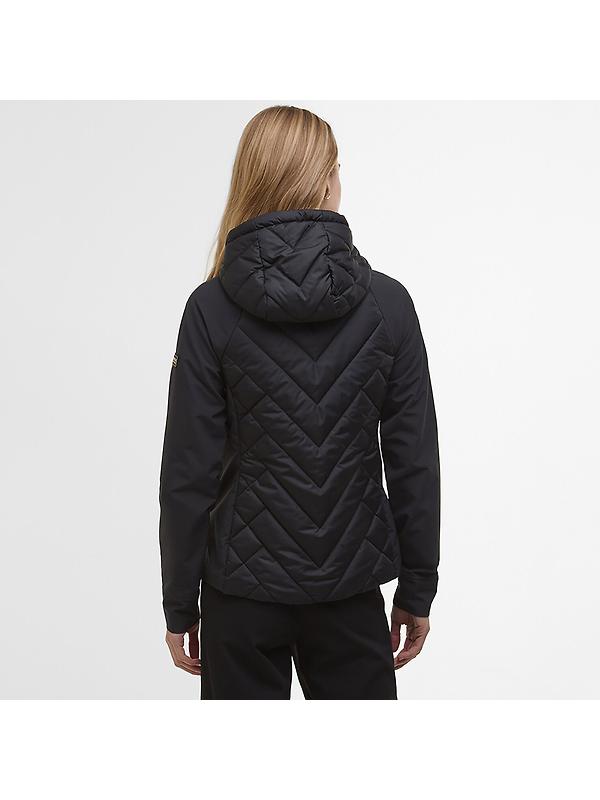 Barbour International Women's Dakota Quilted Sweat Jacket - Black Image 4