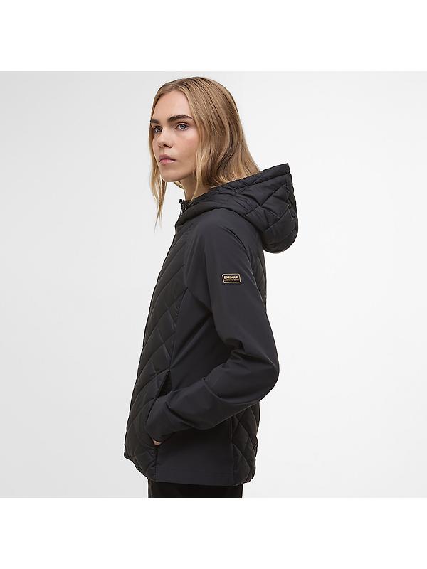 Barbour International Women's Dakota Quilted Sweat Jacket - Black Image 5