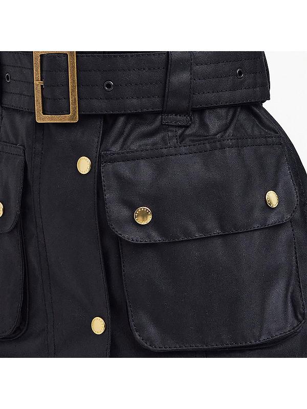 Barbour International Women's International Wax Jacket - Black Image 6