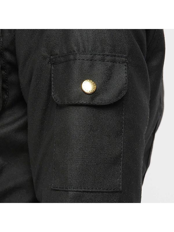 Barbour International Women's International Wax Jacket - Black Image 9