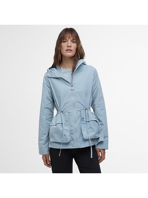 Barbour International Women's Piper Showerproof Jacket - Light Steel Blue Image 2