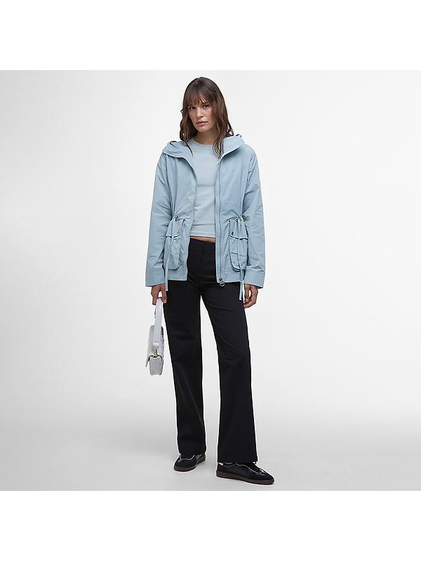 Barbour International Women's Piper Showerproof Jacket - Light Steel Blue Image 3