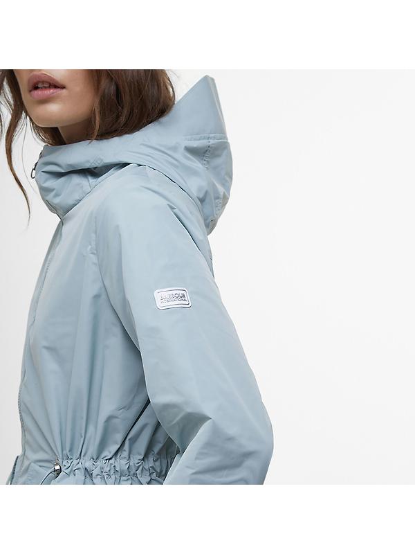 Barbour International Women's Piper Showerproof Jacket - Light Steel Blue Image 6