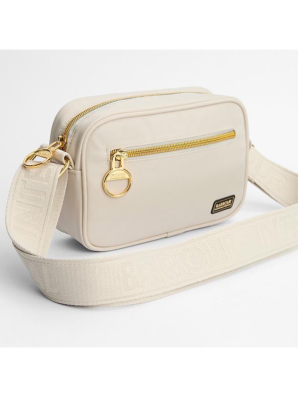 Barbour International Women's Qualify Micro Crossbody Bag - Light Pearl Image 8