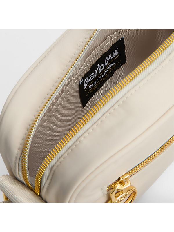 Barbour International Women's Qualify Micro Crossbody Bag - Light Pearl Image 9