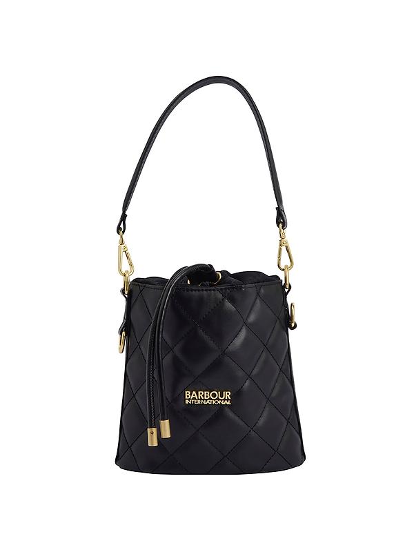 Barbour International Women's Quilted Mini Balham Tote Bag - Black Product Image