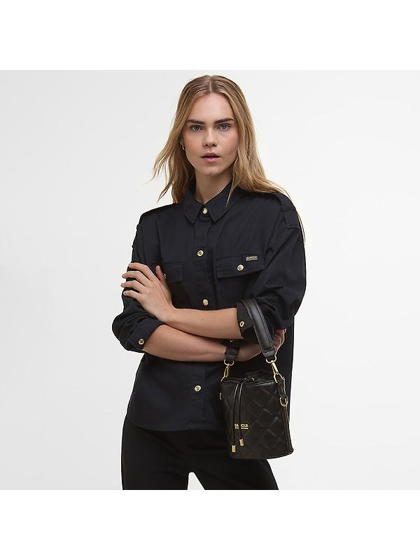 Barbour International Women's Quilted Mini Balham Tote Bag - Black Image 2