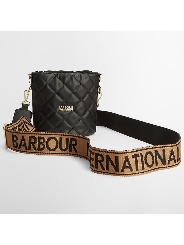 Barbour International Women's Quilted Mini Balham Tote Bag - Black Image 4