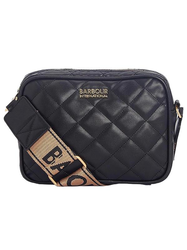Product image of Barbour International Women's Quilted Sloane Crossbody Bag - Black