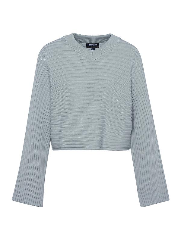Barbour International Women's Zola Knitted Jumper - Light Steel Blue Product Image