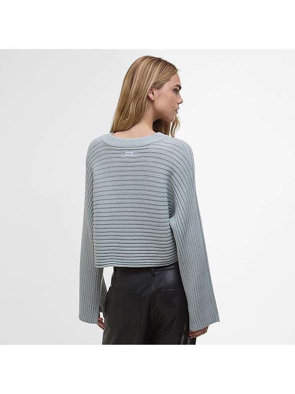 Barbour International Women's Zola Knitted Jumper - Light Steel Blue Image 4