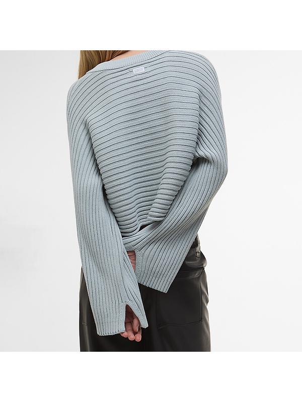 Barbour International Women's Zola Knitted Jumper - Light Steel Blue Image 6