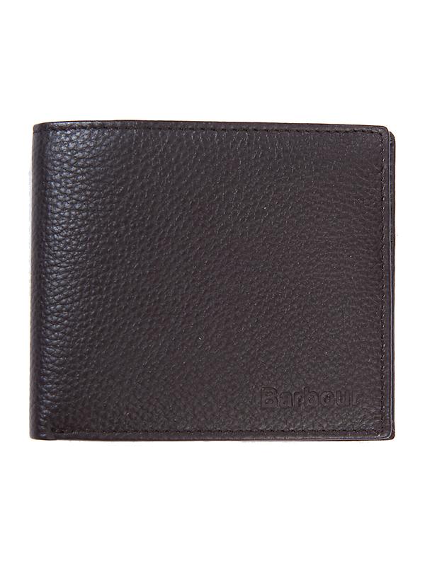 Product image of Barbour Men's Amble Leather Billfold Wallet - Dark Brown