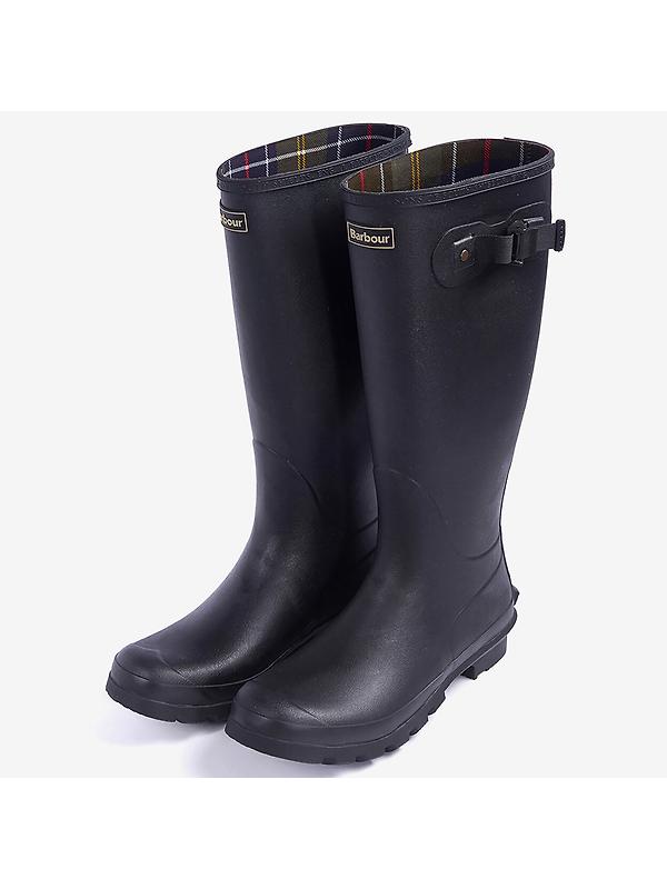 Barbour Men's Bede Tall Wellingtons - Black Image 2