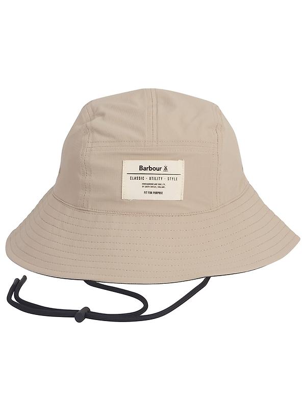 Product image of Barbour Men's Bidlam Showerproof Reversible Bucket Hat - Concrete/Olive