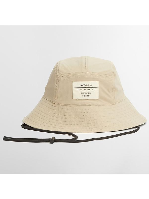 Barbour Men's Bidlam Showerproof Reversible Bucket Hat - Concrete/Olive Image 3