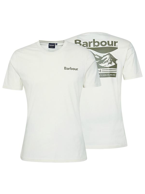 Barbour Men's Camber Graphic T-Shirt - Antique White Image 1
